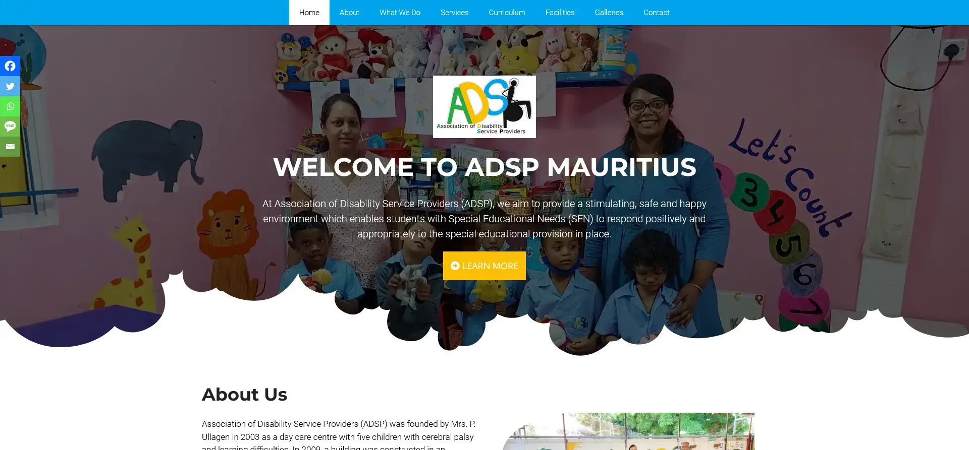 ADSP Mauritius website