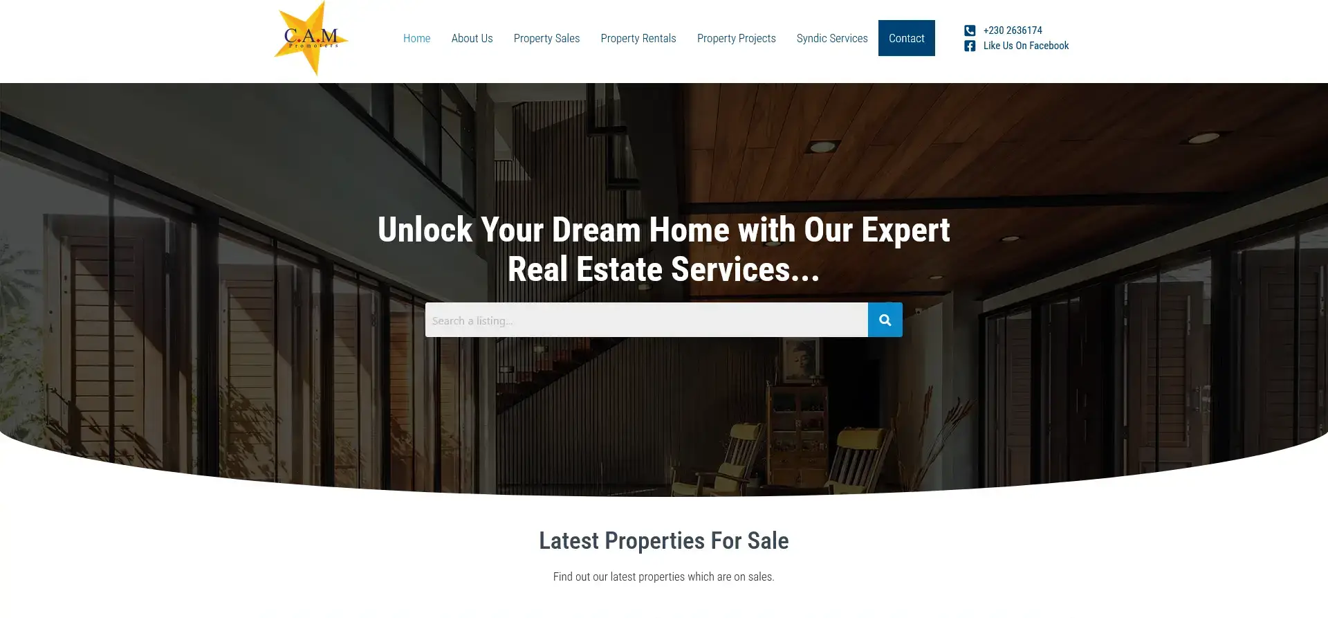 Cam Promoters website