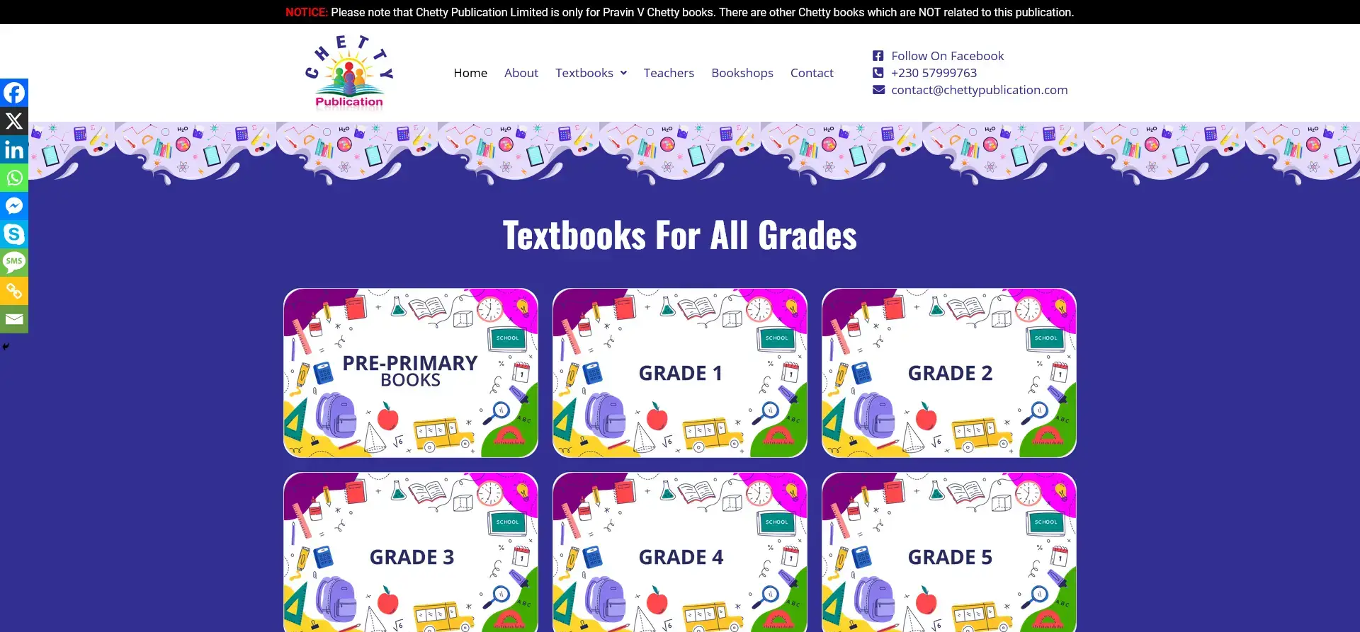 Chetty Publications website